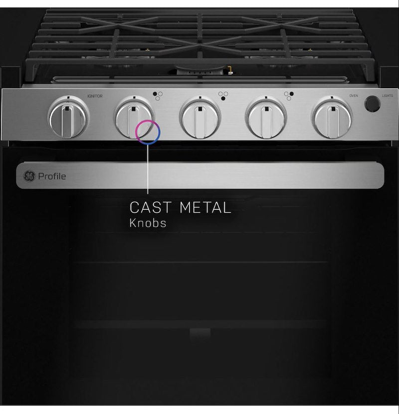 GE Profile RV Stove Range PLD621RTSS – 3-Burner Propane Cooktop with Piezo
