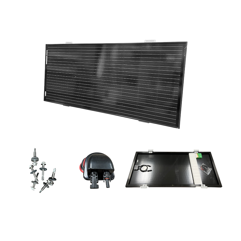 Furrion 7MMC-0190-K Elite 190W Solar Kit – Monocrystalline Fixed Panel - Used RV Parts