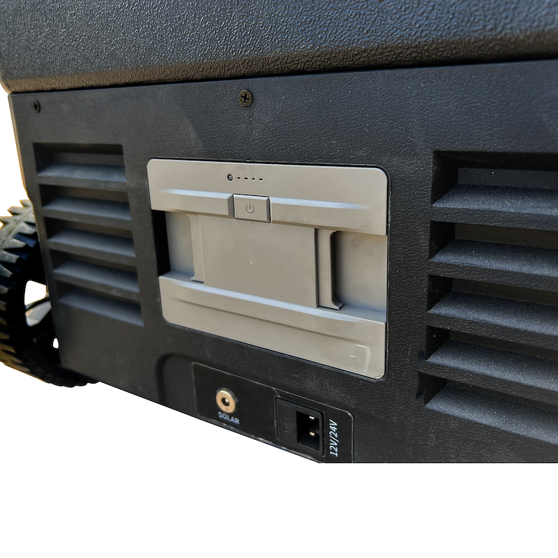 Réfrigérateur et congélateur portatifs pour VR de 1,9 pi³, 12 V – Double zone, refroidissement turbo, compatible avec la navigation