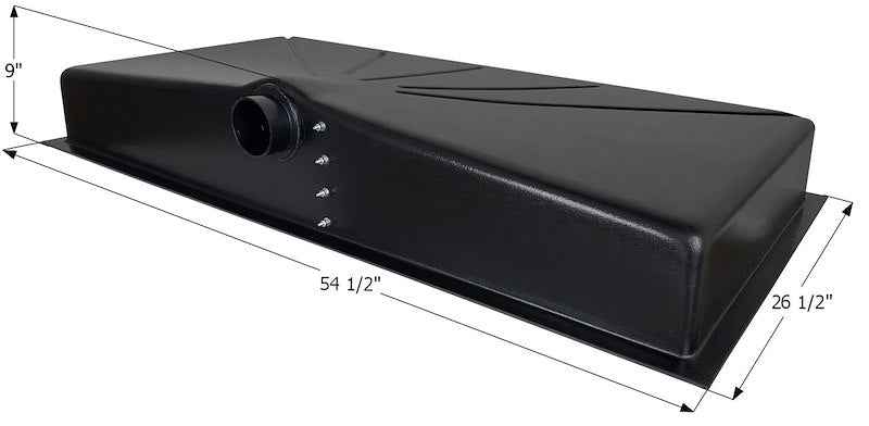 31 Gallon Waste Holding Tank – 54-1/2" L x 26-1/2" W x 9" H – 01594