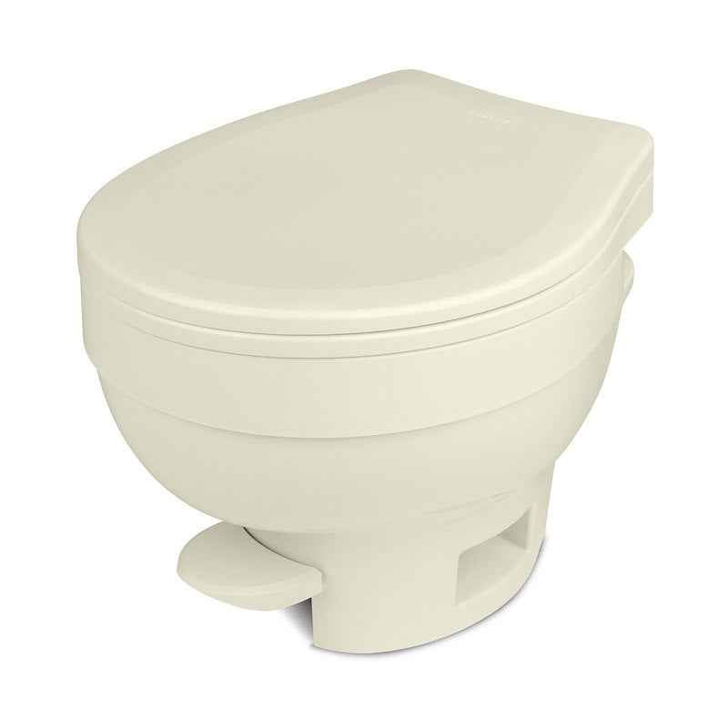 Thetford Aqua-Magic VI Low Profile RV Toilet – Pedal Flush, Parchment 31834