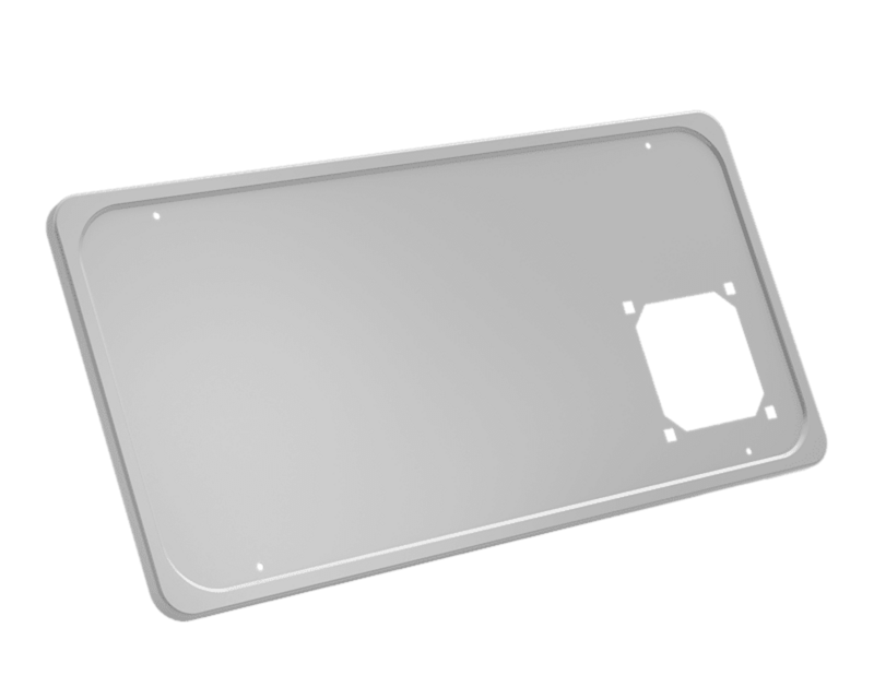 Dometic Furnace Large Access Door Assembly Artic White 33059
