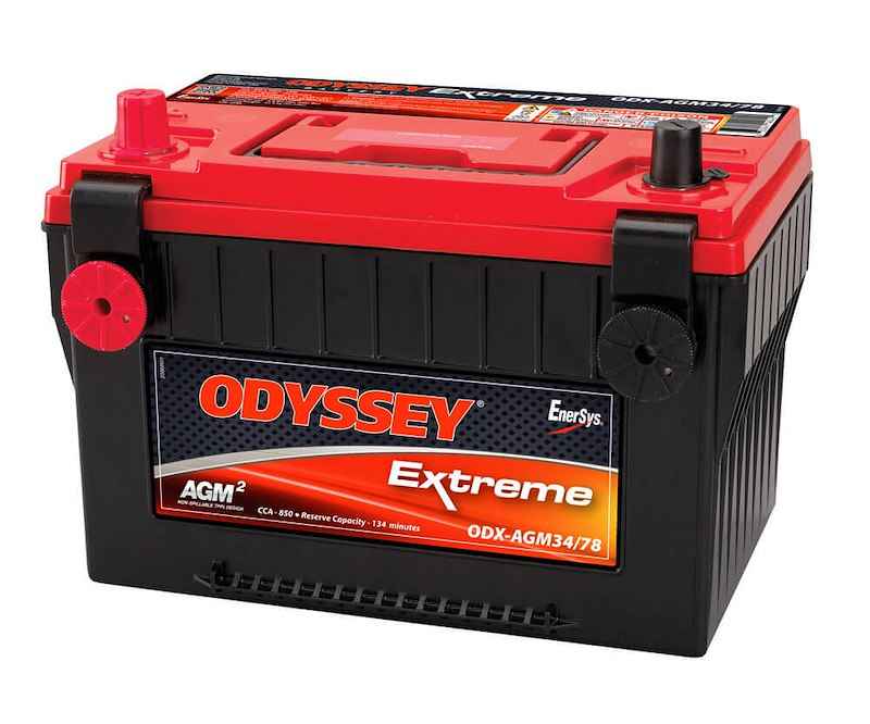 Odyssey AGM Starting Battery ODX-AGM34 78 Group 34/78 12V 850 CCA
