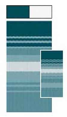 Carefree Teal Dune Stripe Awning Fabric – 19 Ft Replacement JU198C00