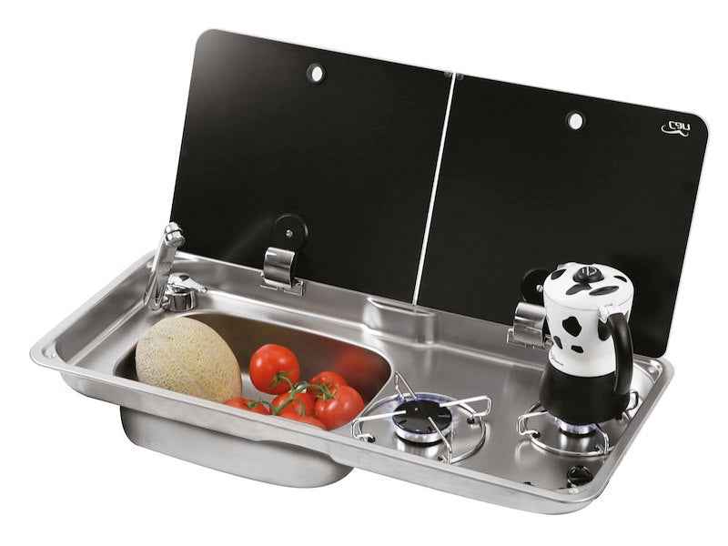 Cooktop With Sink 3049AST CAN SRL RV Propane 2 Burner – FL1780