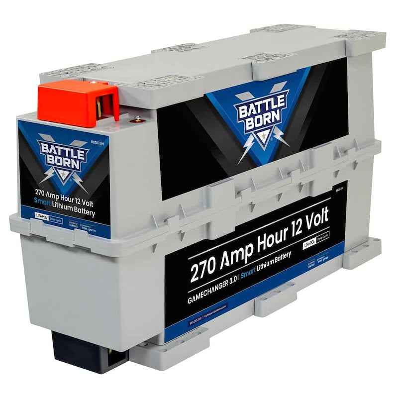 12V GC3 Lithium Deep Cycle RV Battery 270Ah Heated Smart LiFePO4 – BBGC3IH