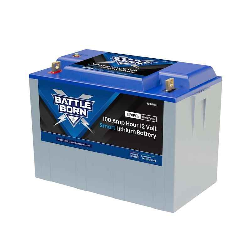 Battle Born Smart Heated Lithium Battery BB10012IH Group 31 12V 100Ah RV