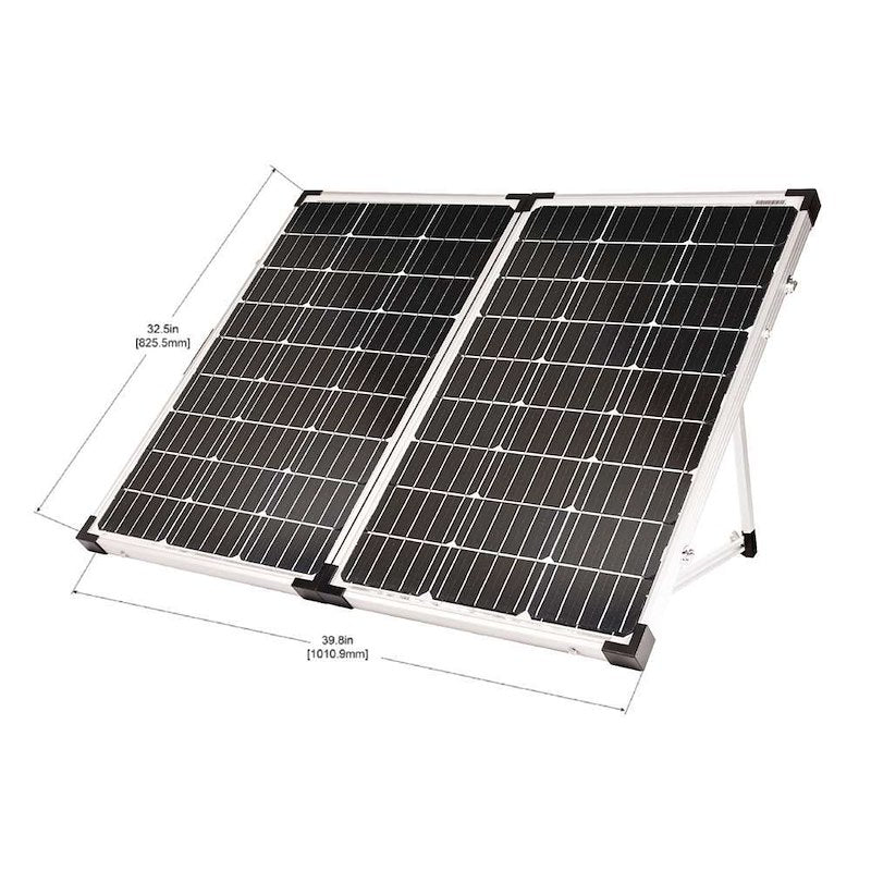 Go Power Portable Solar Kit 130W GP-PSK-130 – Foldable Solar Charging System - Used RV Parts