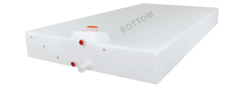 40 Gallon Fresh Water Tank 14988 (WT3881) – 57" L x 29-3/4" W x 5-3/4" H