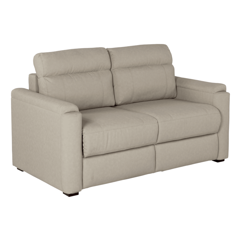 Canapé 2 places pliable en trois parties pour camping-car, 62 po, beige Altoona, avec rangement intégré