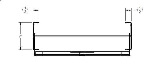 Single Manual RV Step – 24" Wide, Powder-Coated Steel SMFP-1100