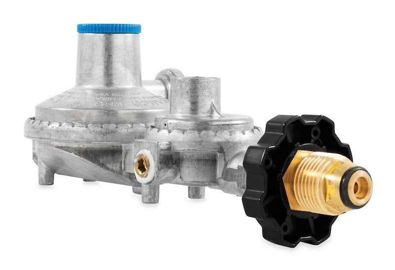 Camco 59333 RV Two-Stage Propane Regulator – Horizontal Mount