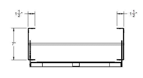 Single Manual RV Step – 20" Wide, Powder-Coated Steel SMFP-1120