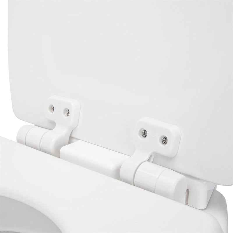 RV Toilet High Profile – 41710 Permanent Pedal Flush – Wood Seat – White