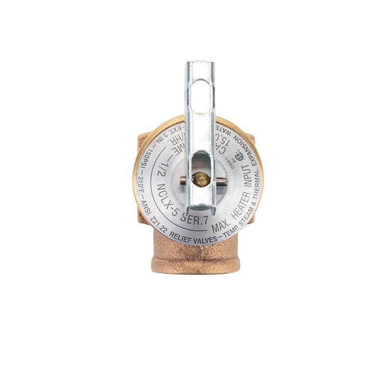 Hot Water Heater Pressure Relief Valve – 4"  Probe, 1/2” NPT Threaded