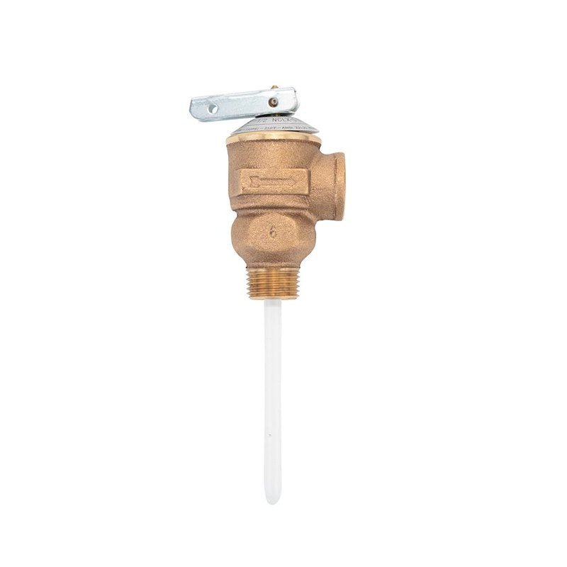 Hot Water Heater Pressure Relief Valve – 4"  Probe, 1/2” NPT Threaded