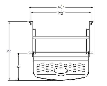 Low-Profile 24" Single Manual RV Entry Step SMFP-1200