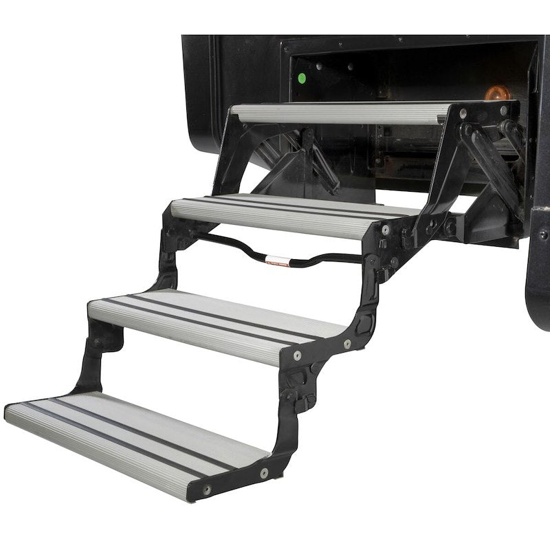 Marchepied manuel pour VR Alumi-Tread 432698 – 61 cm de large, aluminium noir