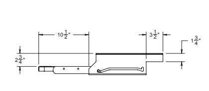 Low-Profile 24" Single Manual RV Entry Step SMFP-1200