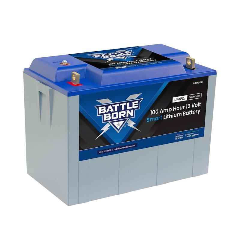 Battle Born Smart Heated Lithium Battery BB10012IH Group 31 12V 100Ah RV