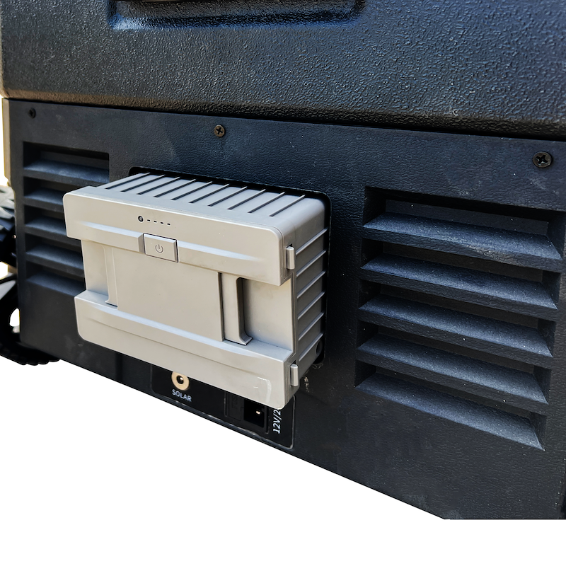 Réfrigérateur et congélateur portatifs pour VR de 1,9 pi³, 12 V – Double zone, refroidissement turbo, compatible avec la navigation