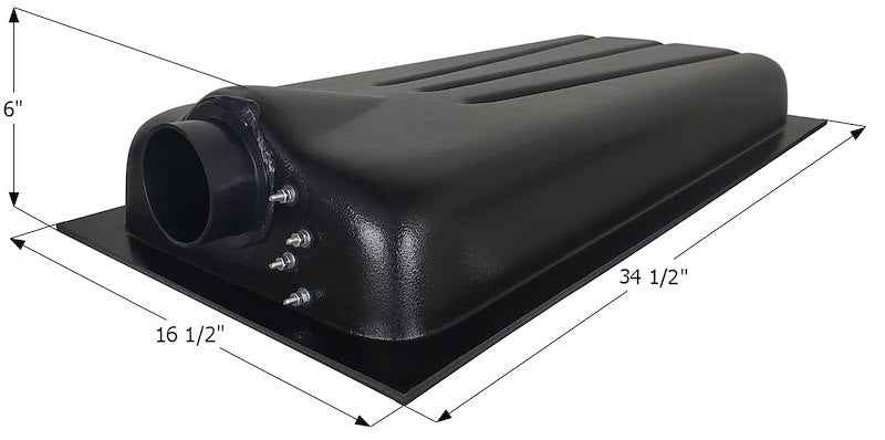 8 Gallon Waste Holding Tank (34-1/2" L x 16-1/2" W x 6" H) – 01601