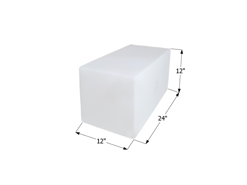 15 Gallon Fresh Water Tank 12505 – 24" W x 12" L x 12" H ICON