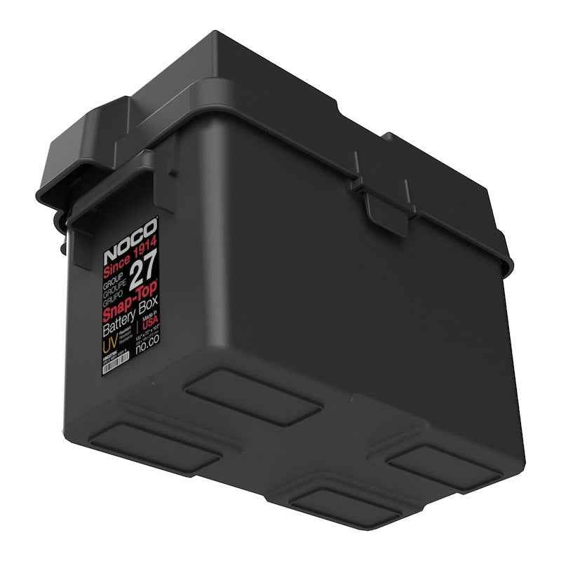 Group 27 Snap-Top Battery Box Vented – NOCO BG27 (HM327BKS)