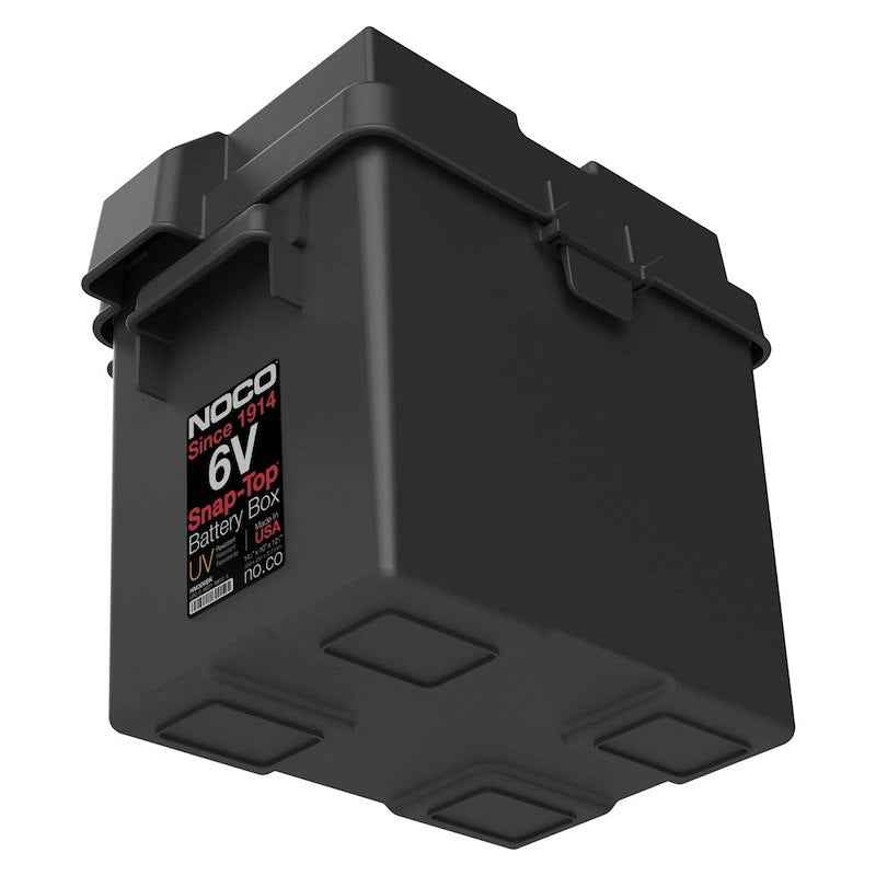6 Volt Snap-Top Battery Box Vented – NOCO BG6V (HM306BKS)