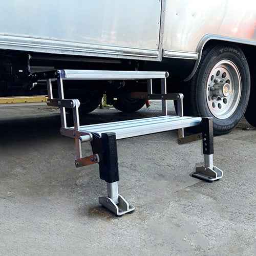 Torklift GlowStep Revolution – A8072 – 2-Step Aluminum Entry Step for Airstream