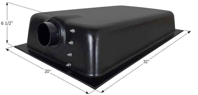 10 Gallon Waste Holding Tank – 32" L x 20" W x 6-1/2" H – 01606