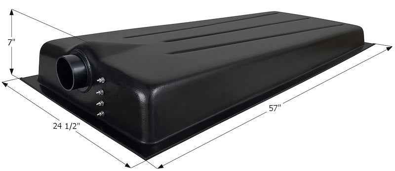 32 Gallon Waste Holding Tank – 57" L x 24-1/2" W x 7" H – 01611