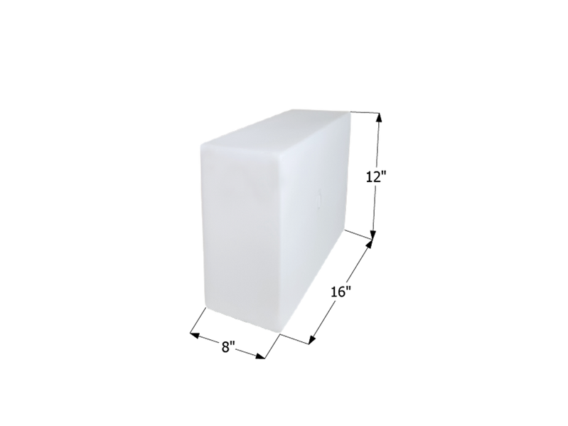 6 Gallon Fresh Water Tank 12508 – 16" W x 8" L x 12" H ICON