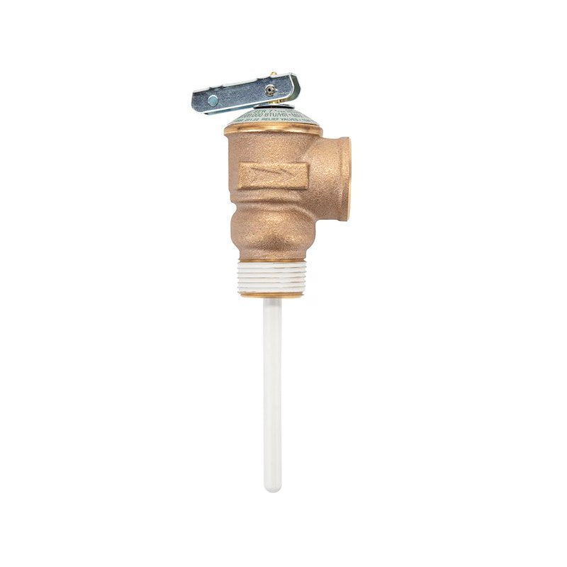 Water Heater Pressure Relief Valve – 150 PSI, 4" Epoxy-Coated Probe, 3/4” NPT