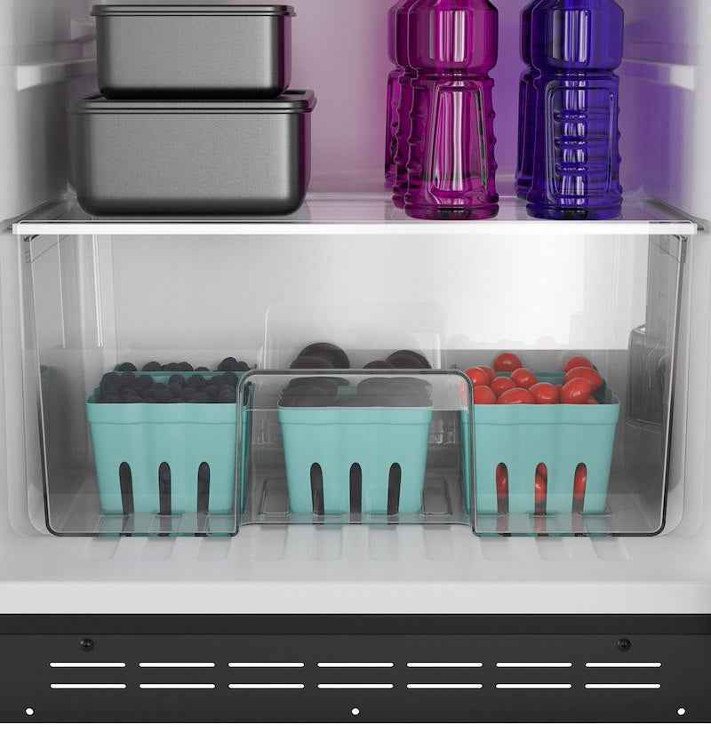 GE Profile 8.3 Cu. Ft. 12V DC Refrigerator – Stainless Steel Glass Finish PPV08R5YRSS