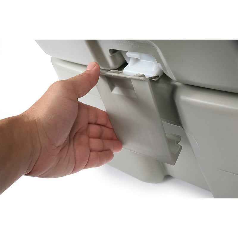 Portable RV Toilet – Camco – 41541 Beige Rectangular Seat