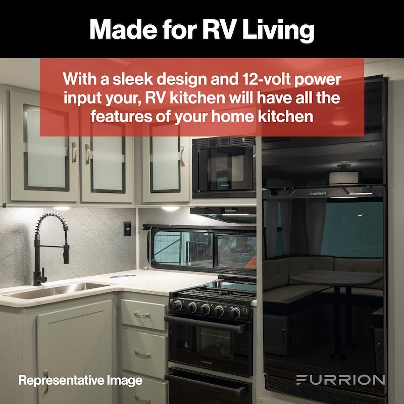 Furrion Arctic 8 Cu. Ft. 12V RV Refrigerator – Right Hinge, Built-In, DC