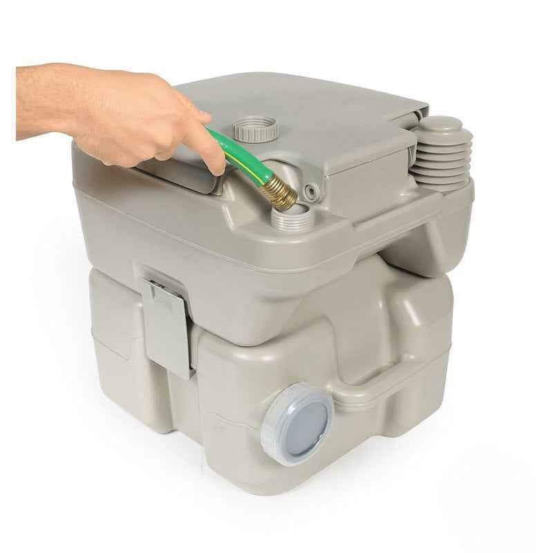 Portable RV Toilet – Camco – 41541 Beige Rectangular Seat