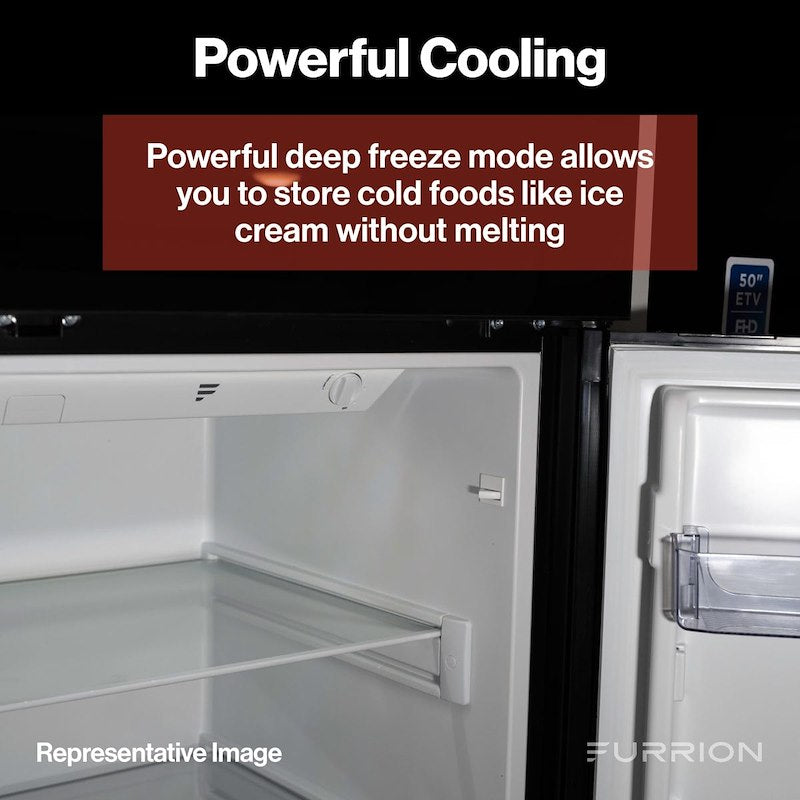 Furrion Arctic™ 8 Cu. Ft. 12V RV Refrigerator – Left Hinge, Built-In, High-Efficiency