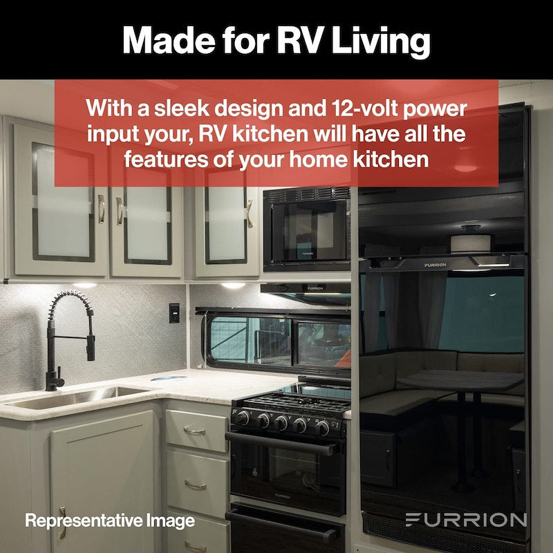 Furrion Arctic™ 8 Cu. Ft. 12V RV Refrigerator – Left Hinge, Built-In, High-Efficiency