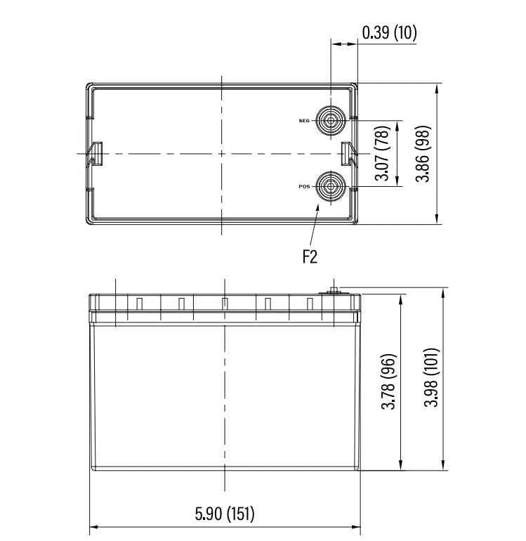 RELiON LT Series Lithium Battery RB12 12.8V 12Ah Cold Weather Deep Cycle