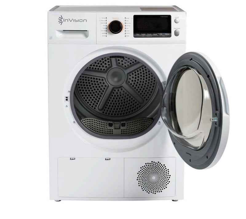 Invision RV Clothes Dryer 4.4 Cu Ft Heated Tumbler – 220V Stackable 690-3900