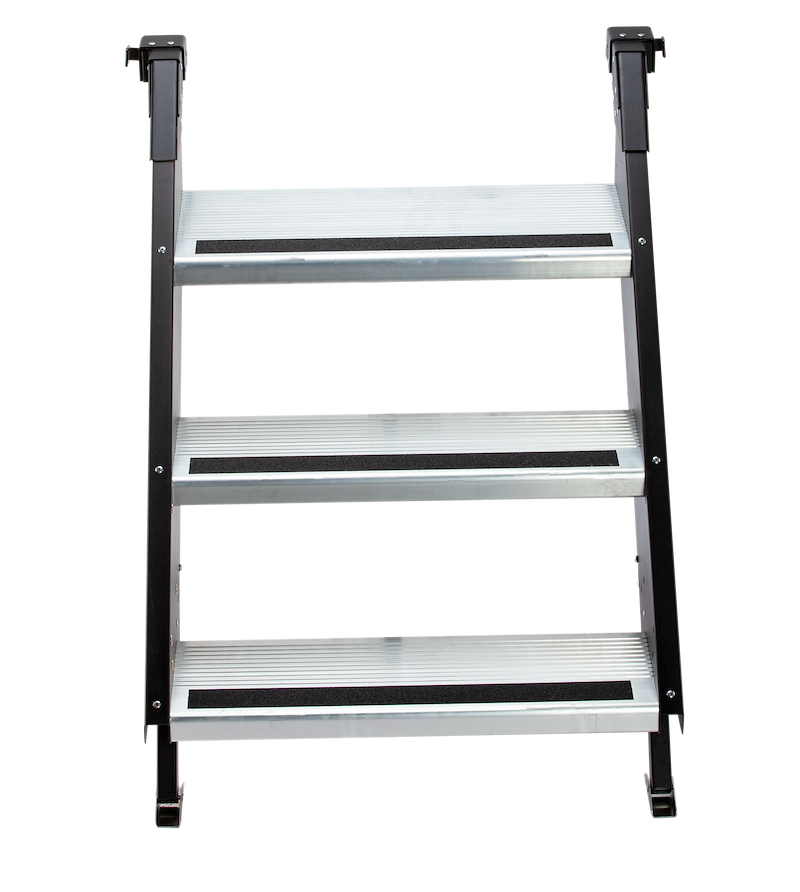 RV Entry Step – 3-Step Aluminum Quick-Release RV Steps – STP-222