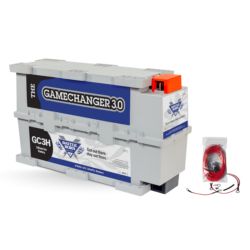Battle Born Lithium Deep Cycle Heated Battery BBGC3H Group GC3 12V 270Ah