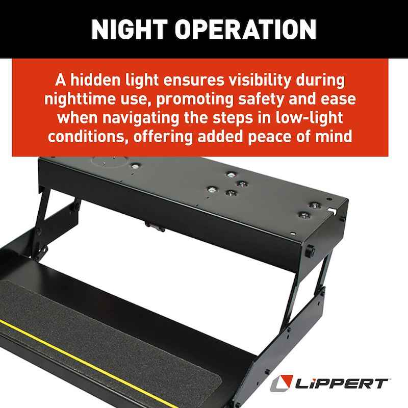 Single Electric RV Step – Part # 3747452