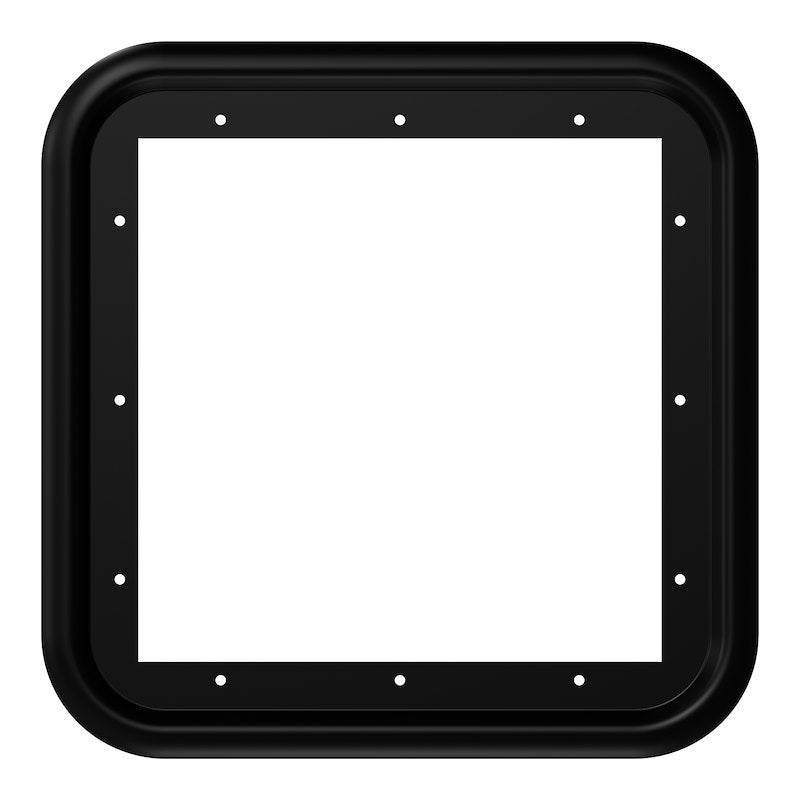 15" x 15" Black Access Door Frame – Compatible with Fogatti InstaShower 6 & 8 Plus Tankless Water Heaters