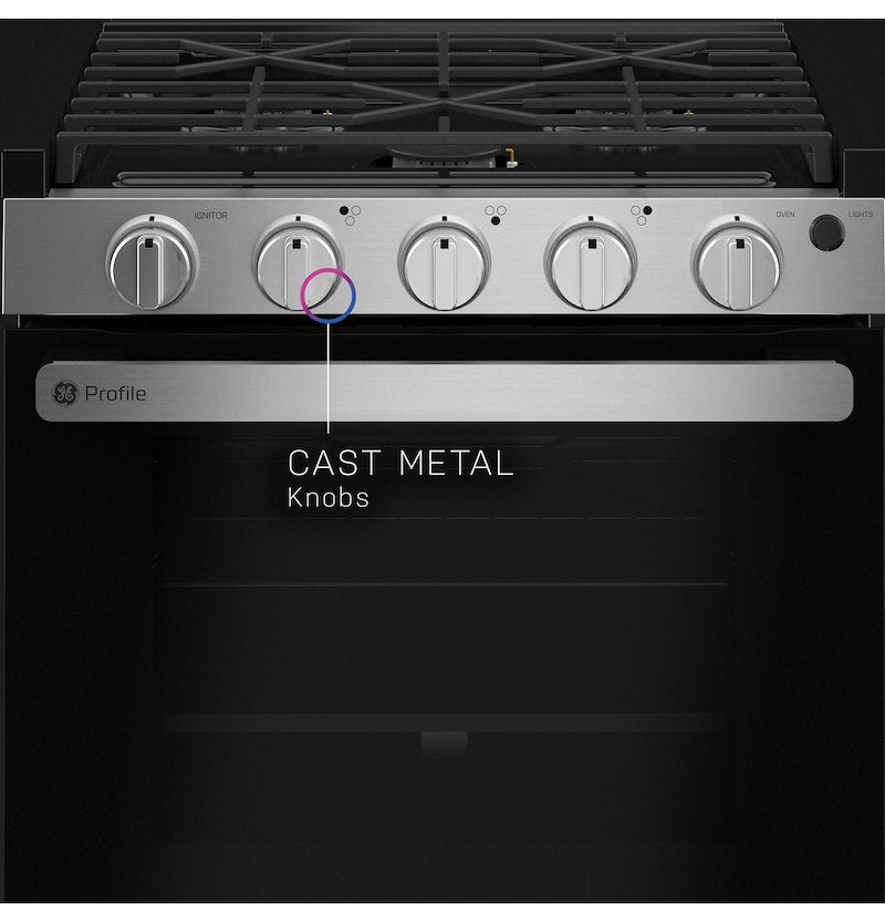 GE Profile™ 3-Burner Drop-In Propane Cooktop – 12V Spark Ignition