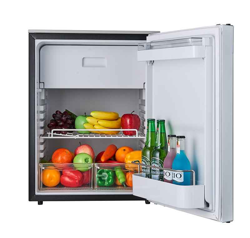 Pinnacle Appliances 3 Cu. Ft. 12V DC Portable Fridge – Stainless Steel RF 12-282