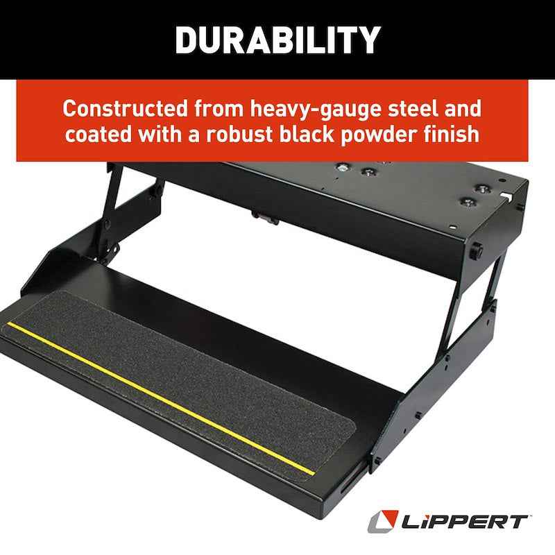 Kwikee 28 Series Single Electric RV Step – Part # 3747452