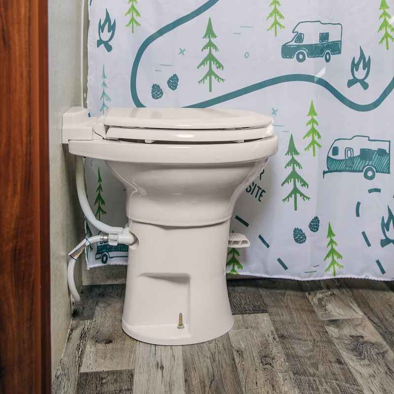 High Profile RV Toilet – Camco – 41715 – Pedal Flush